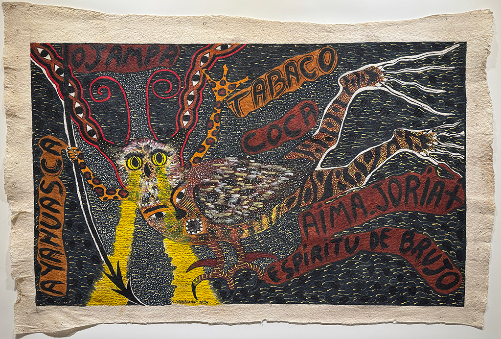 Santiago Yahuarcani painting