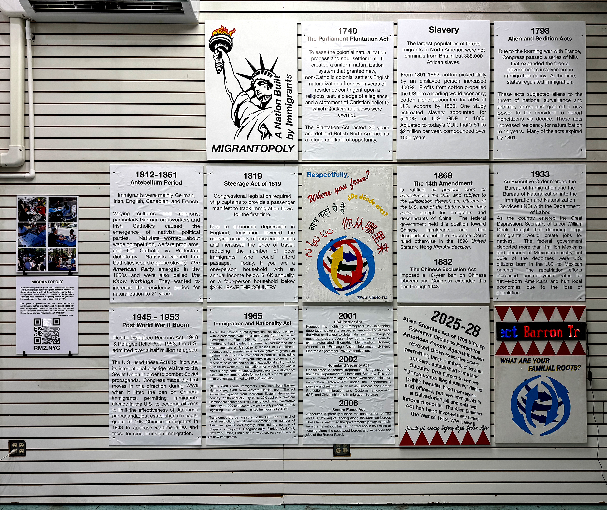 Installation at Storefront for Ideas, New York