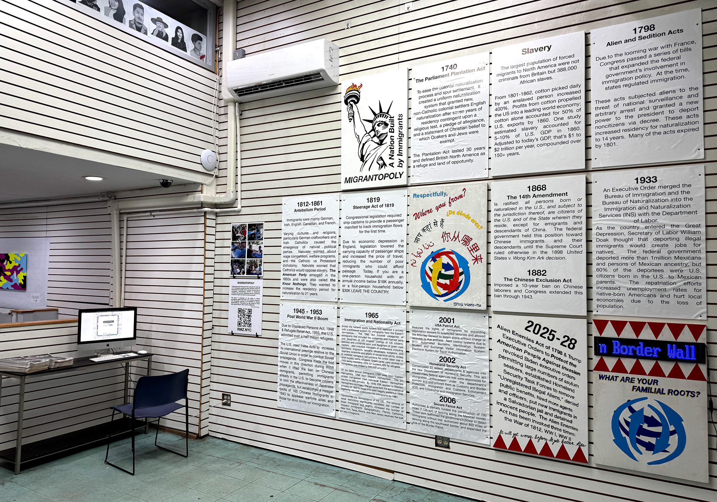 Installation at Storefront for Ideas, New York